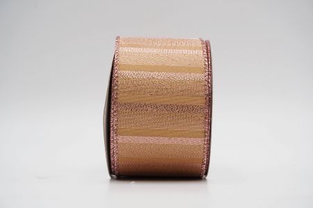 Metallic Shimmer Wired Ribbon_KF6951_pink